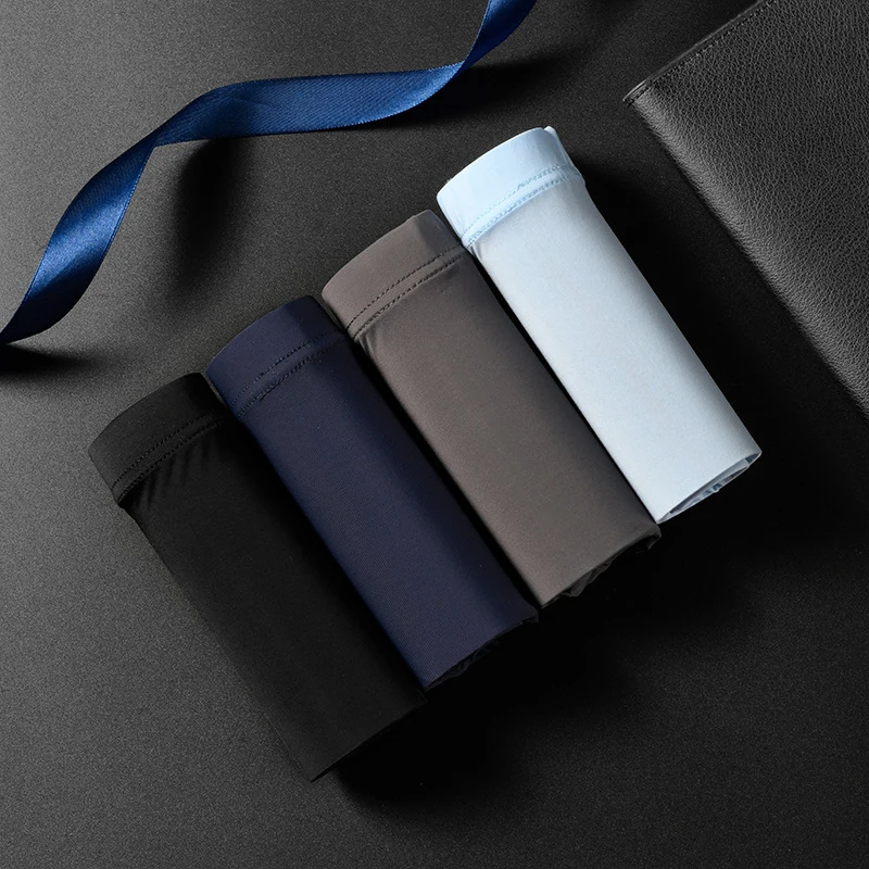 Ice Silk Seamless Boxer Briefs 3 Ice Silk Seamless Boxer Briefs 3