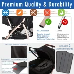 Heavy Duty Pet Stroller for Dogs and Cats 2