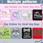 4-Piece Small Dog Pattern Shirts 4