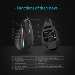 ZELOTES T-50 Vertical RGB Gaming Mouse 6