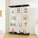 Large 4 Shelf Glass Display Cabinet 4