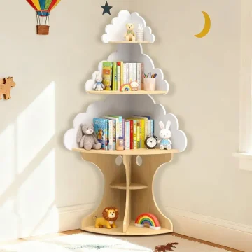 Kids Cloud Corner Bookshelf Organizer 1