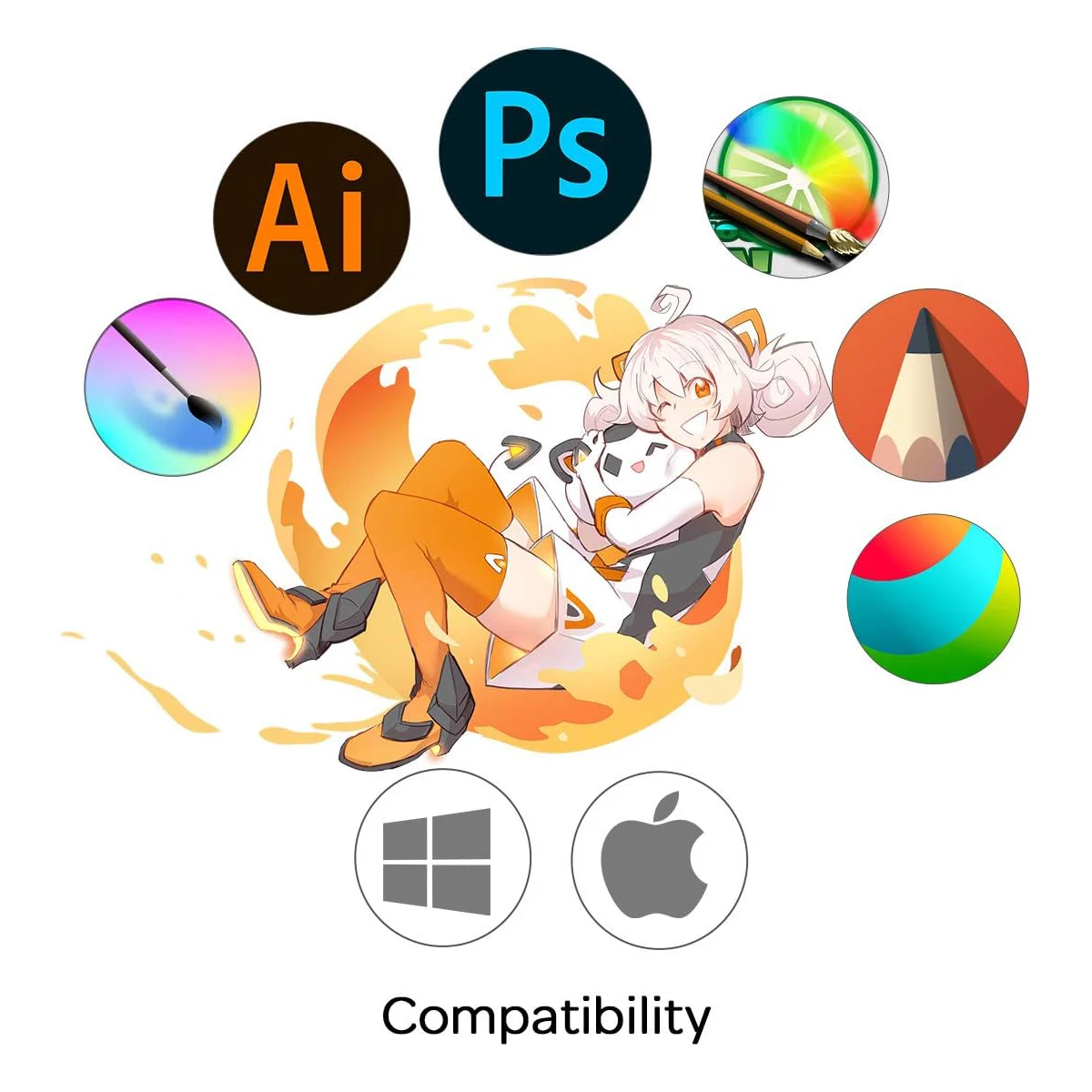 GAOMON M10K Graphic Drawing Tablet with Stylus 3 GAOMON M10K Graphic Drawing Tablet with Stylus 3