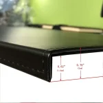 31.5-inch Soft Leather Desk Mat with Lip 3