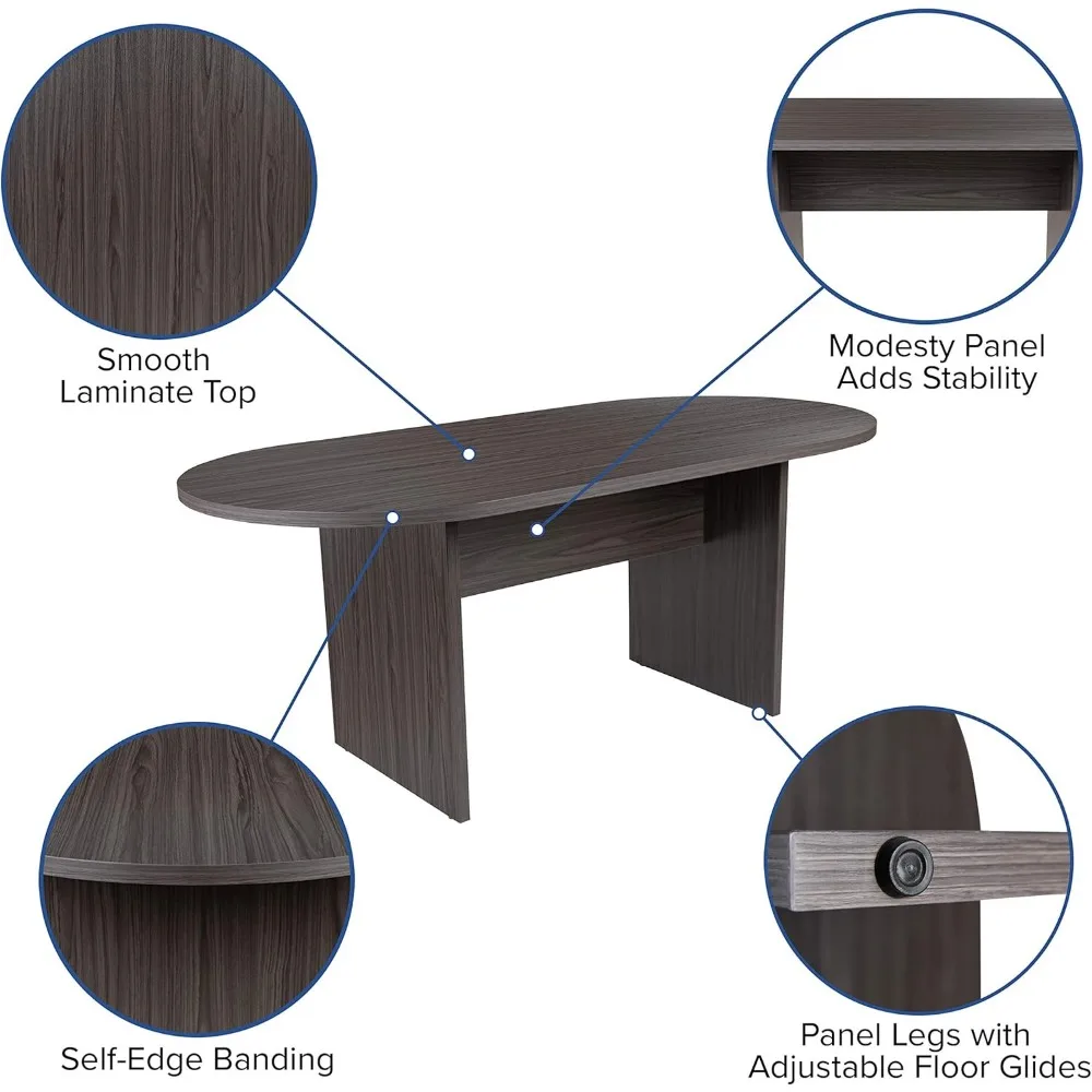 Rustic Gray Conference Table Chair Set 4 Rustic Gray Conference Table Chair Set 4