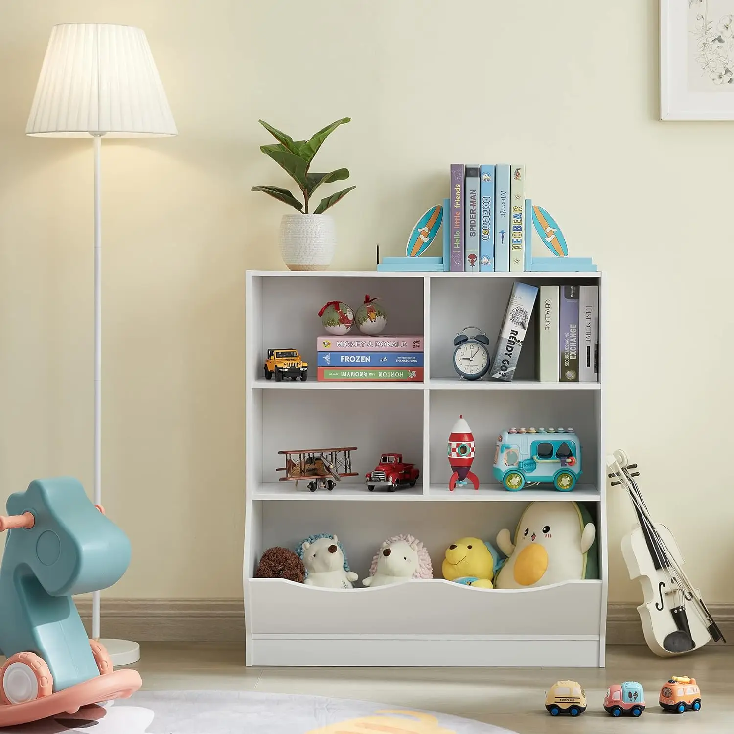 Kids Toy Storage Organizer with Bookshelf 6 Kids Toy Storage Organizer with Bookshelf 6