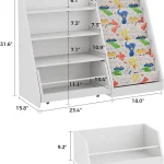 Kids Sling Bookshelf With Movable Drawer 2