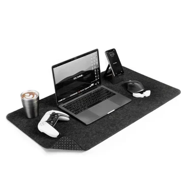 Minimalist Felt Desk Pad Anti-Slip Easy Clean 1