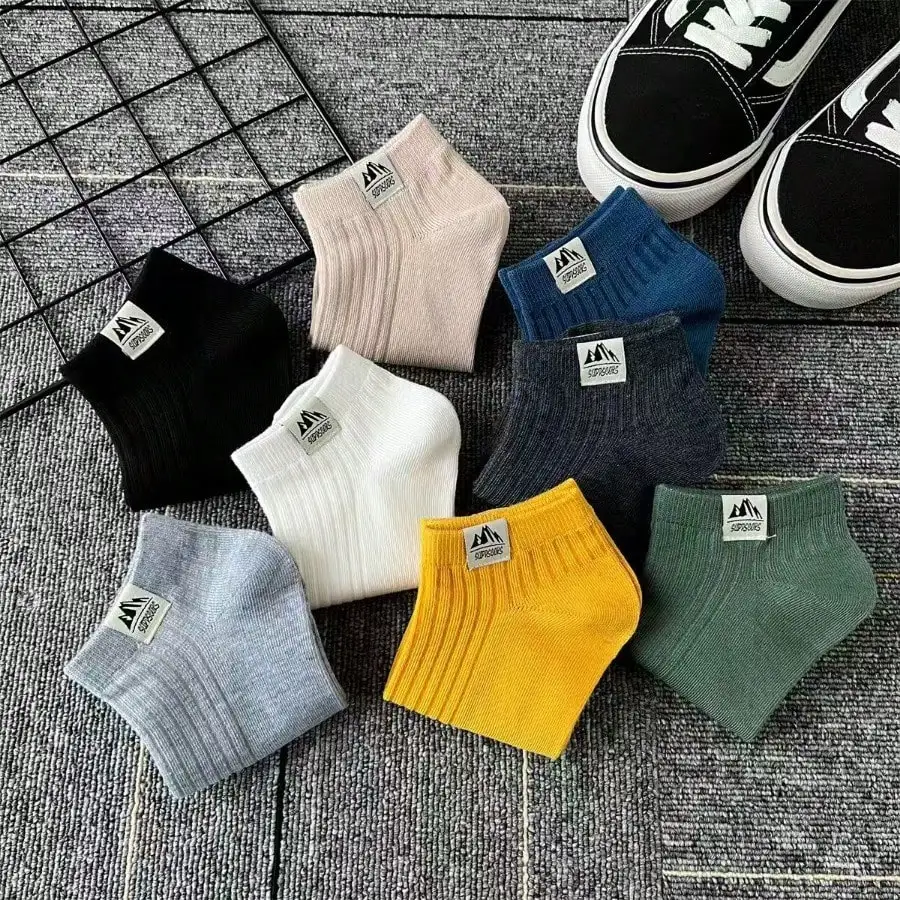 Snow Mountain Logo Socks 15 Pair Set 4 Snow Mountain Logo Socks 15 Pair Set 4