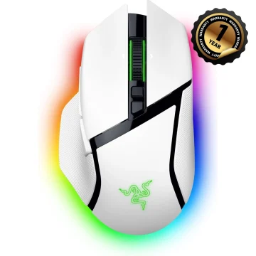 Razer Basilisk V3 Pro 35K Wireless Mouse White 1