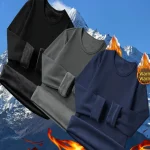 Thermal Fleece Long Sleeve Velvet Padded Shirt 1