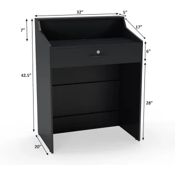 Compact Retail Checkout Counter Desk 2