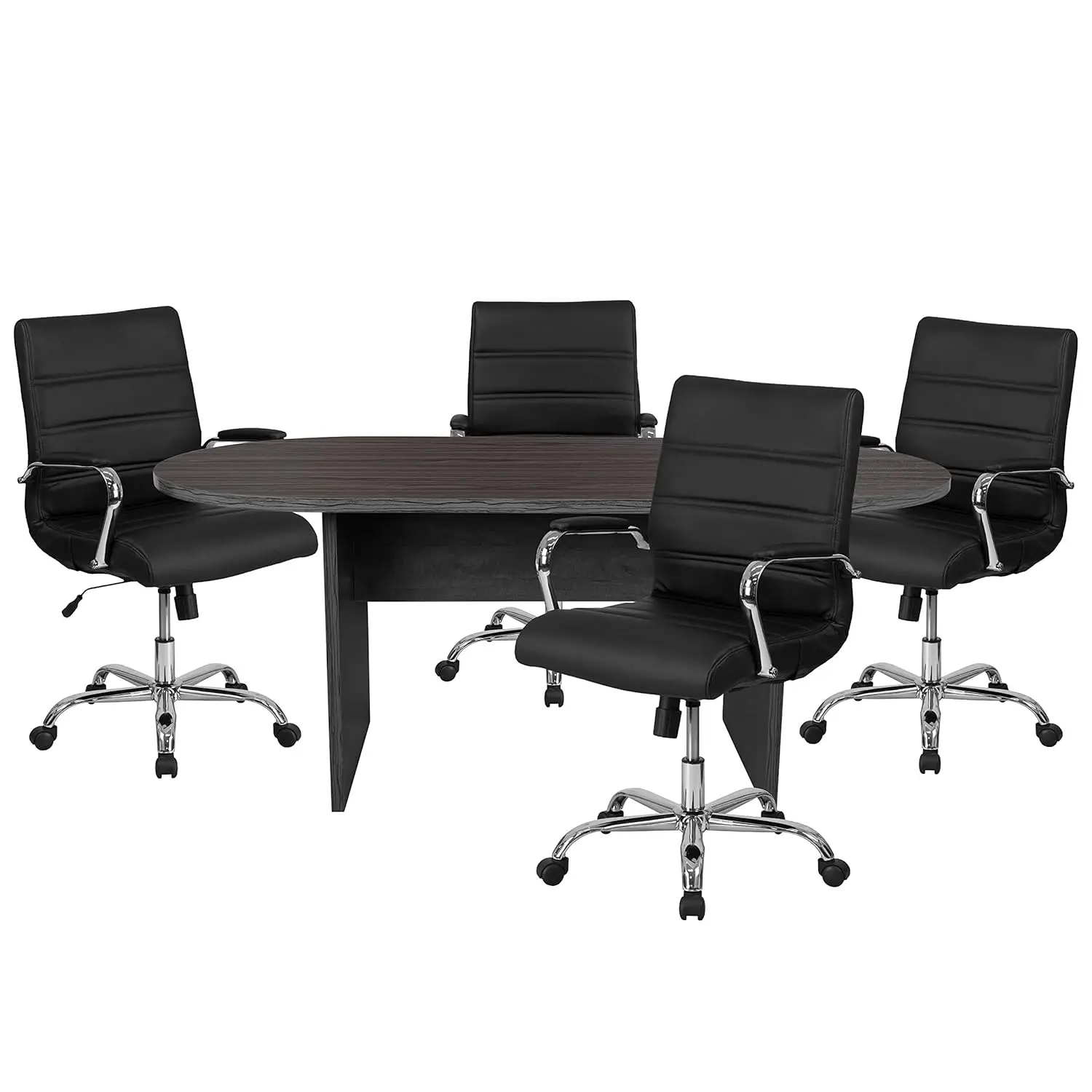 Rustic Gray Conference Table Set With Chairs 1 Rustic Gray Conference Table Set With Chairs 1