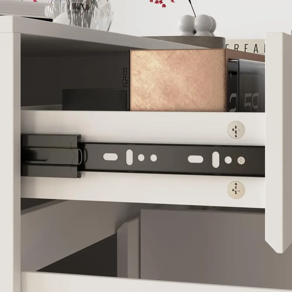 L-Shape Reception Desk With Drawers and Shelves 5 L-Shape Reception Desk With Drawers and Shelves 5