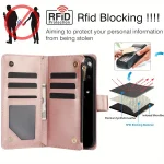 Crossbody Zipper Wallet Case for iPhone 3 | PricZone