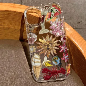 Marine Floral Eyes iPhone TPU Phone Case 1 | PricZone