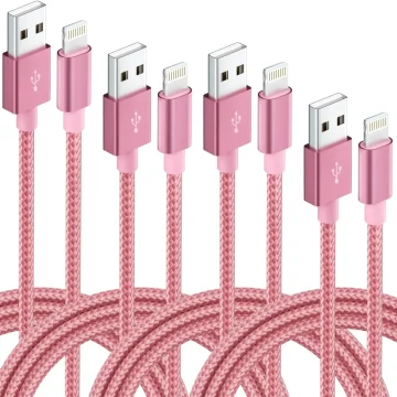 4-Pack MFi iPhone Charging Cables 3ft-10ft 1