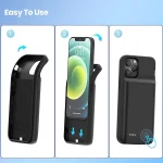 NEWDERY 5000mAh iPhone Pro Max Battery Case 4 | PricZone