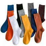 Business Casual Cotton Long Socks 5 Pairs 4 | PricZone