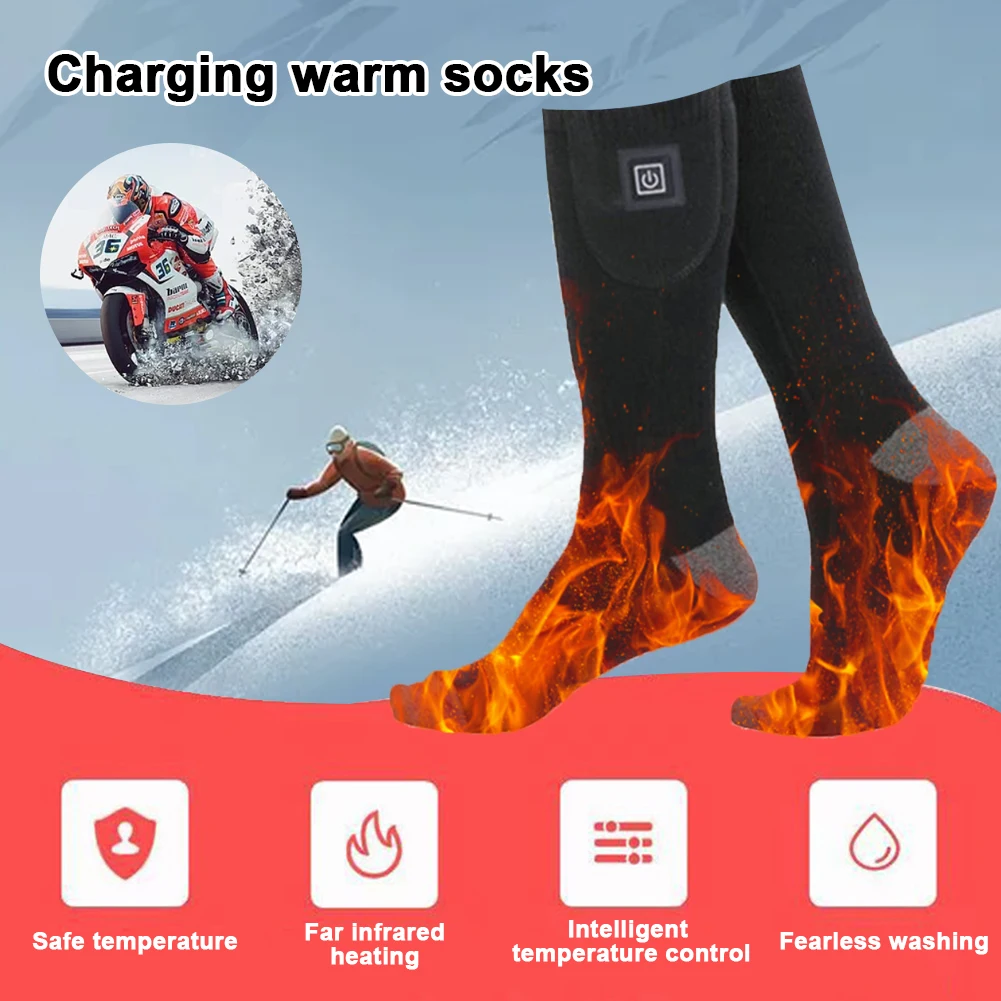 3 Level Electric Heated Winter Ski Socks 4 | PricZone 3 Level Electric Heated Winter Ski Socks 4 | PricZone
