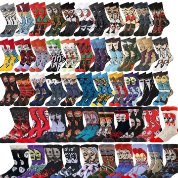 Random Color Cartoon Anime Crew Socks 1 | PricZone