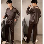 Winter Satin Long Sleeve Pajama Set 6 | PricZone