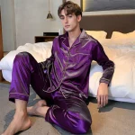 Long Sleeve Satin Winter Pajama Set 1 | PricZone
