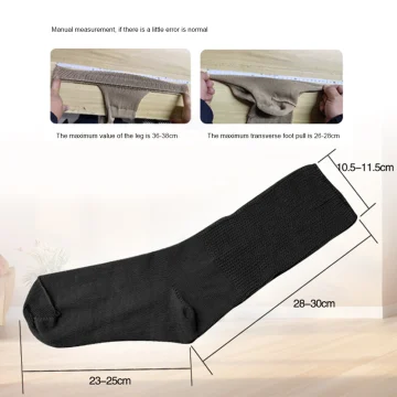 Extra Wide Diabetic Crew Socks for Comfort 1