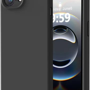 Black Shockproof Silicone iPhone 16e 17e Case 1 | PricZone