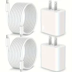 20W USB C Fast Charger 2 Pack with 6ft Cables 5 | PricZone