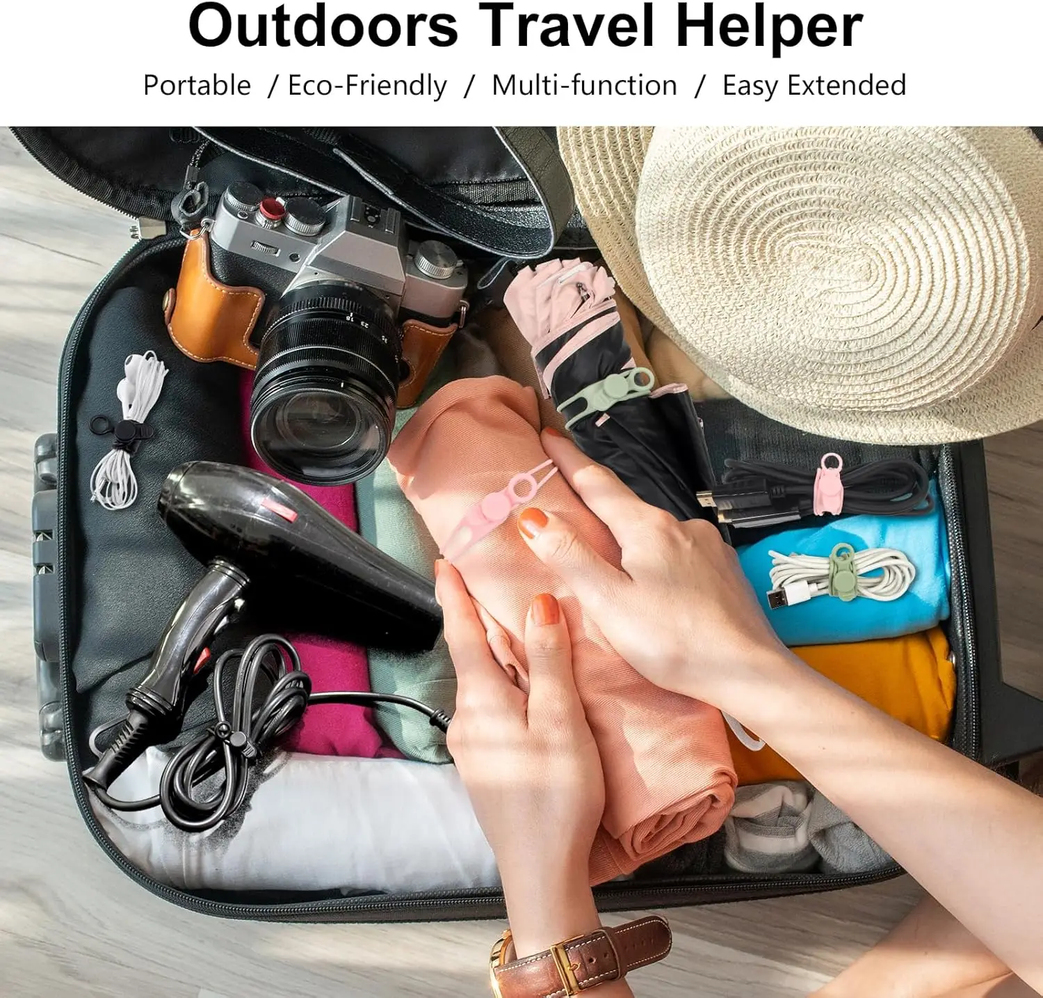 30Piece Reusable Silicone Cable Tie Set 4 | PricZone 30 Piece Reusable Silicone Cable Tie Set 4 | PricZone