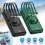 20000mAh Fast Wireless Power Bank 4 Cables