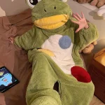 Frog Unicorn Kigurumi Onesie With Slippers 6 | PricZone
