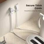 8 Pack Adhesive Spring Lock Cable Clips 6 | PricZone