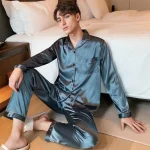 Long Sleeve Satin Winter Pajama Set 4 | PricZone