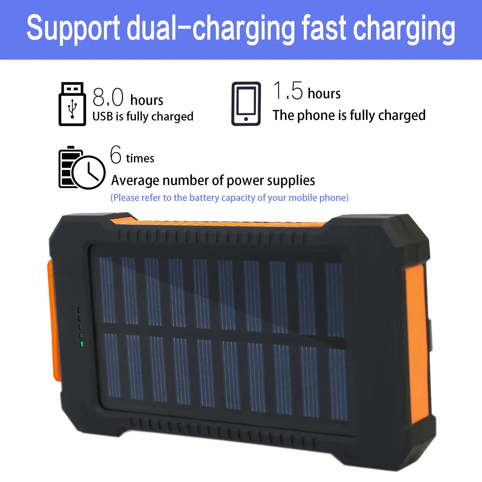 26800mAh Solar Wireless Power Bank PD18W 5 | PricZone 26800mAh Solar Wireless Power Bank PD18W 5 | PricZone