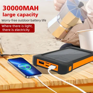 26800mAh Solar Wireless Power Bank PD18W 2