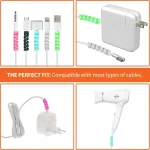 100pc Multicolor Silicone Cable Protectors 3 | PricZone