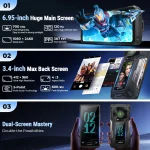 Ships from USUlefone Armor 33 Pro 5G Rugged Phone 25500 mAh 512GB ROM 120Hz Dual Screen NFC Android Smartphone MTK 1 | PricZone