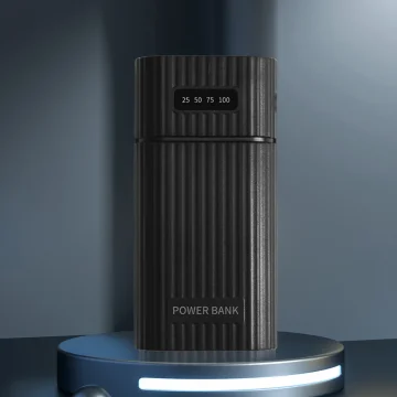 LCD Battery Charger Box with LED Flashlight 2