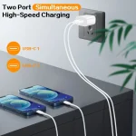 2 Pack 40W USBC Wall Charger with 10FT Cables 4 | PricZone 2 Pack 40W USB C Wall Charger with 10FT Cables 4 | PricZone