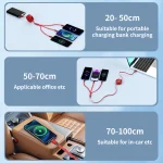 3 in 1 Retractable Fast Charge USB Cable 6 | PricZone