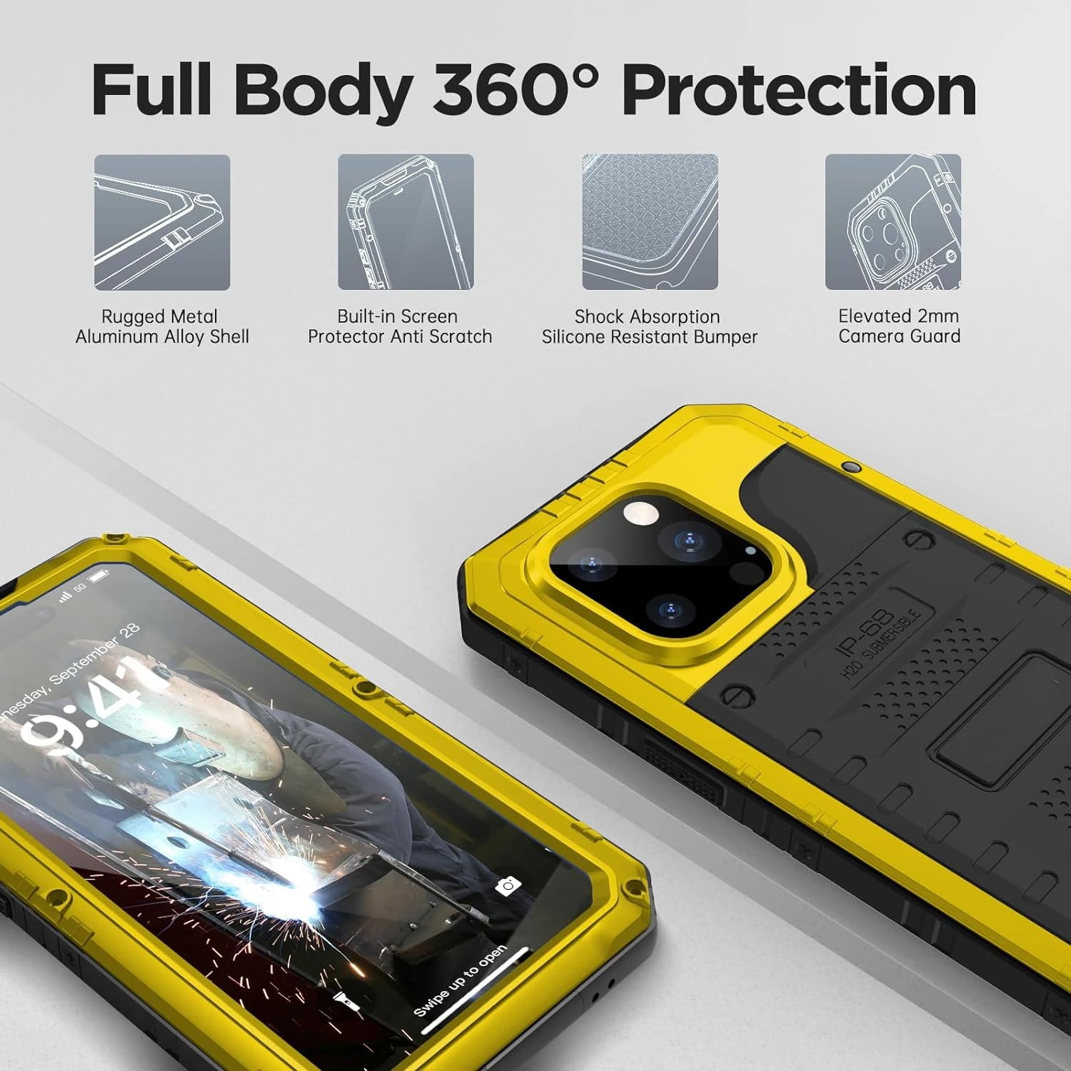 IP68 Waterproof Metal Armor iPhone Case 3 | PricZone IP68 Waterproof Metal Armor iPhone Case 3 | PricZone