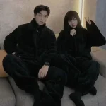 Coral Fleece Winter Pajama Set for Couples 3 | PricZone