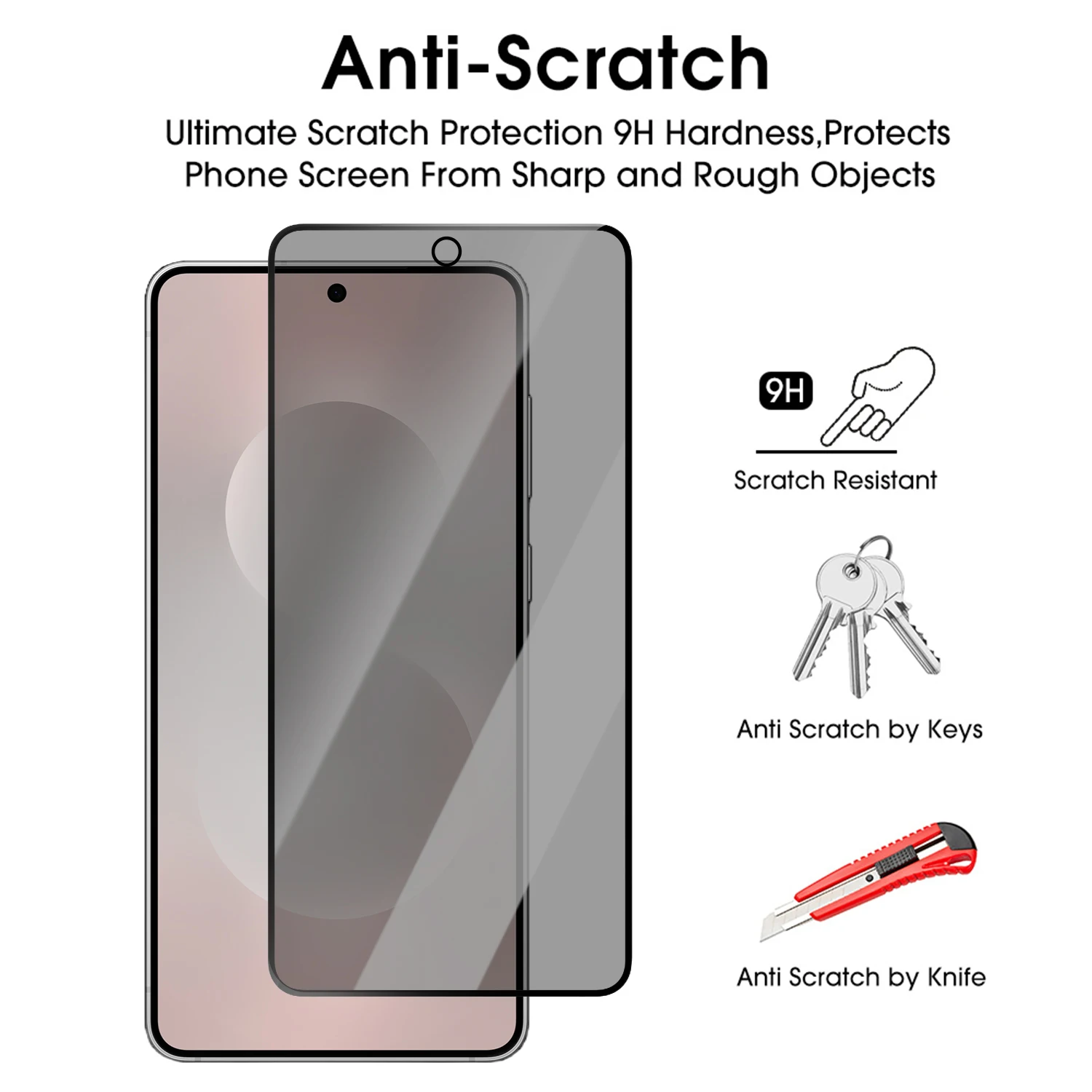 Samsung Galaxy AntiSpy Glass Protector 4 | PricZone Samsung Galaxy Anti Spy Glass Protector 4 | PricZone