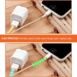 100pc Multicolor Silicone Cable Protectors 4 | PricZone