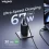 67W GaN USB-C 3-Port Fast Charger