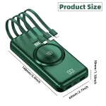 20000mAh Fast Wireless Power Bank 4 Cables 6 | PricZone