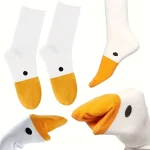 Goose Head Mid Tube Casual Socks Pair 2 | PricZone
