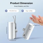 Mini 4500mAh USB C Capsule Power Bank 6 | PricZone